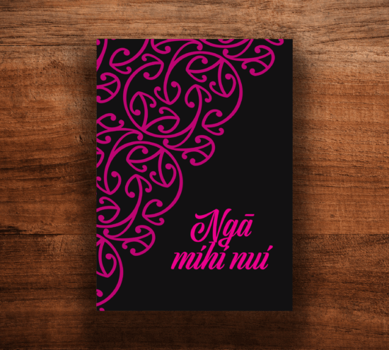 Ngā mihi nui - Pango+Mawhero