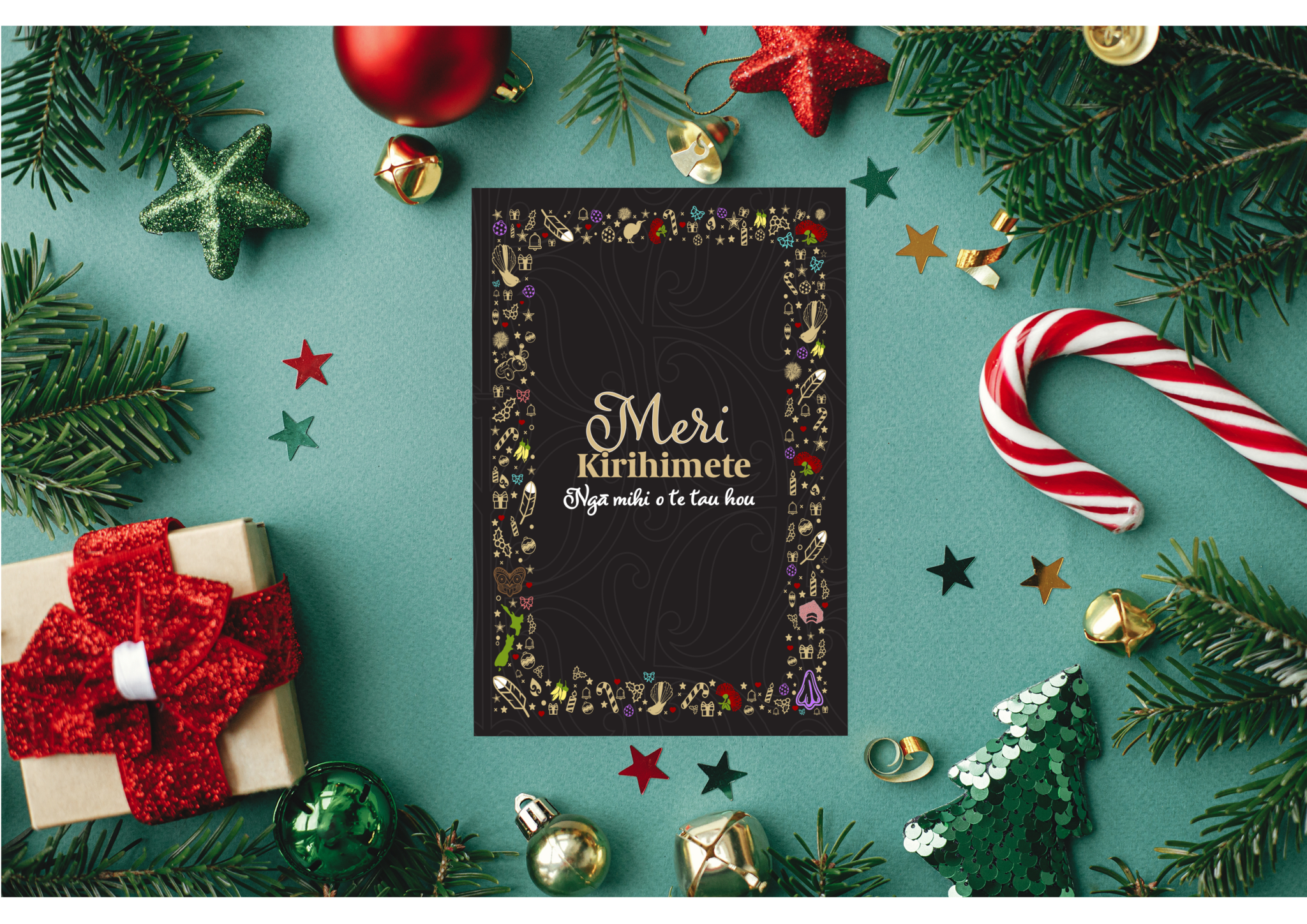 Meri kirihimete Card 1